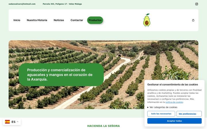 Screenshot of haciendals.com