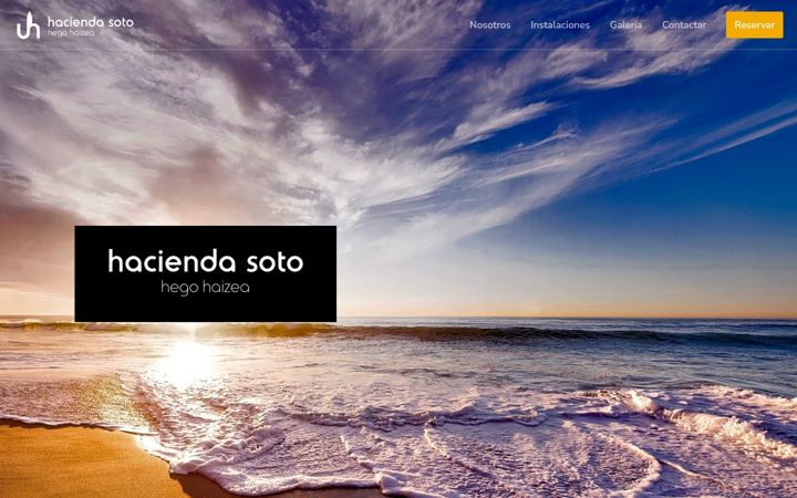 Screenshot of haciendasoto.com