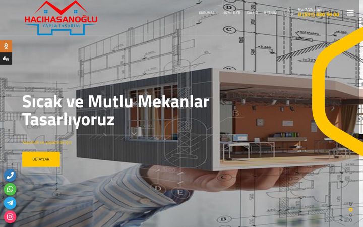 Screenshot of hacihasanogluyt.com