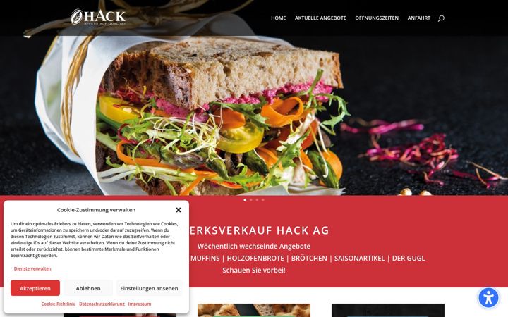 Screenshot of hack-werksverkauf.de