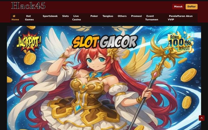 Screenshot of hack45.org