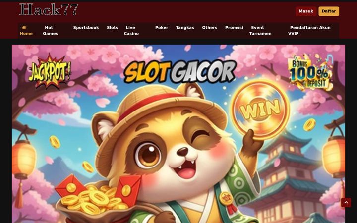Screenshot of hack77.net