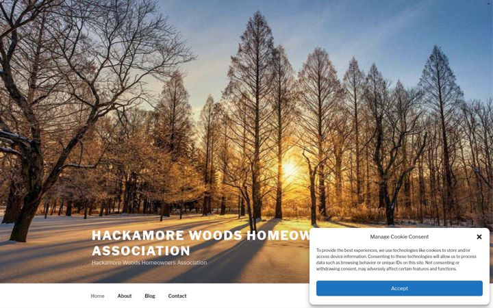 Screenshot of hackamorewoods.org