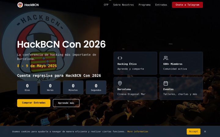 Screenshot of hackbcn.org