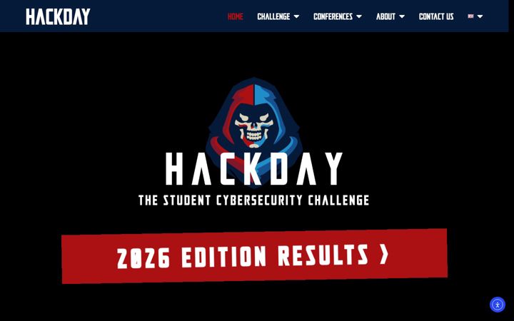 Screenshot of hackday.fr