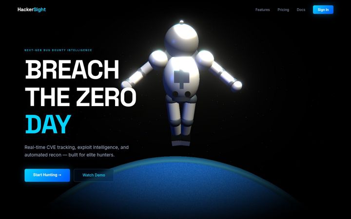 Screenshot of hackersight.net