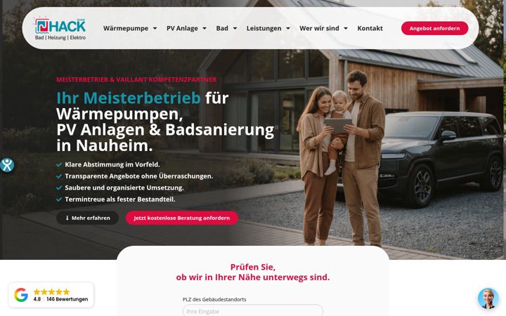 Screenshot of hackgmbh.de
