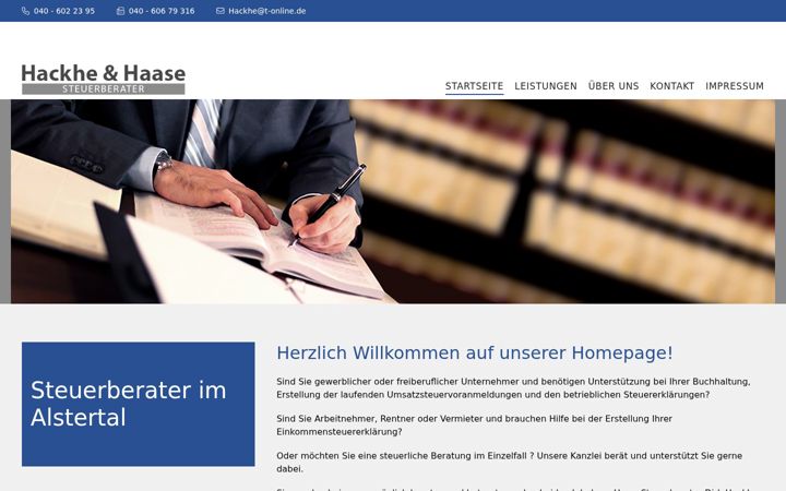 Screenshot of hackhe-haase.de