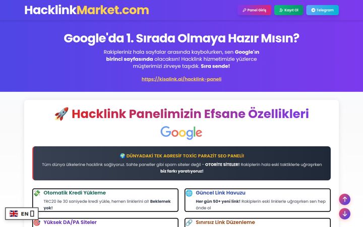 Screenshot of hacklinkbura.com