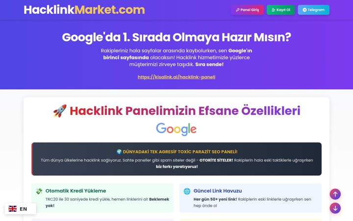 Screenshot of hacklinkguzel.com