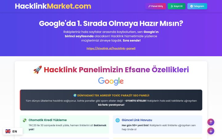 Screenshot of hacklinkzebur.com