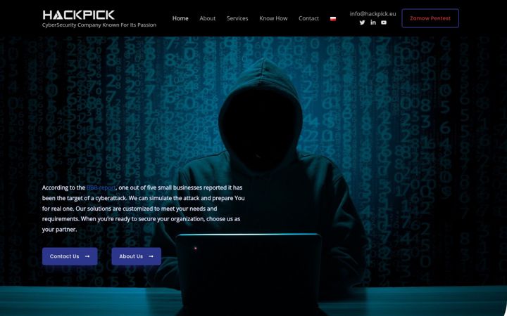Screenshot of hackpick.eu