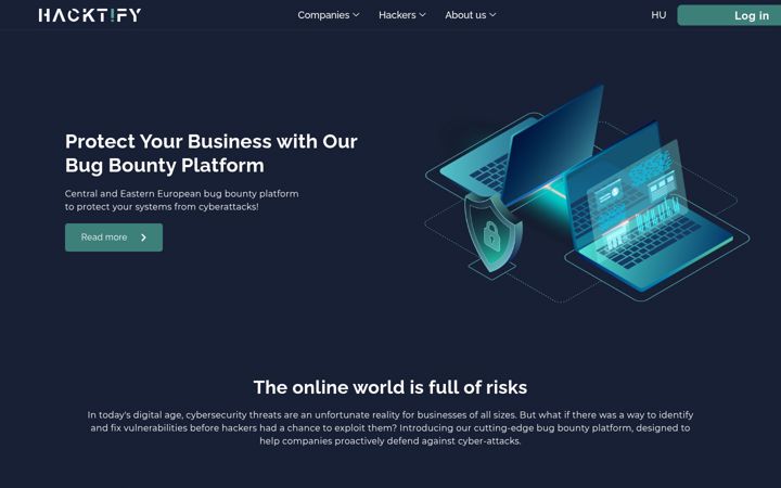 Screenshot of hacktify.eu