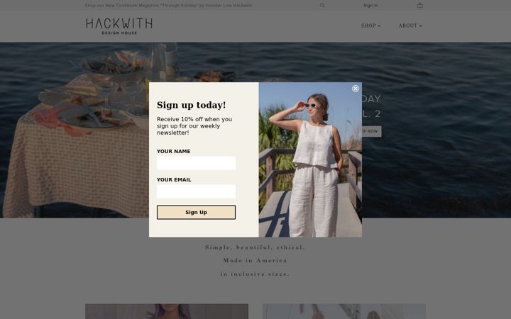Screenshot of hackwithdesignhouse.com