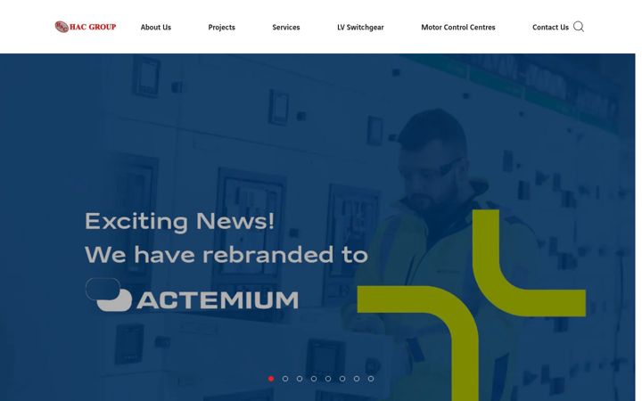 Screenshot of hacltd-group.com