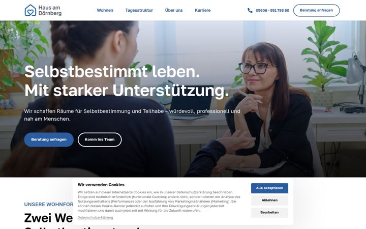 Screenshot of had-wohnverbund.de