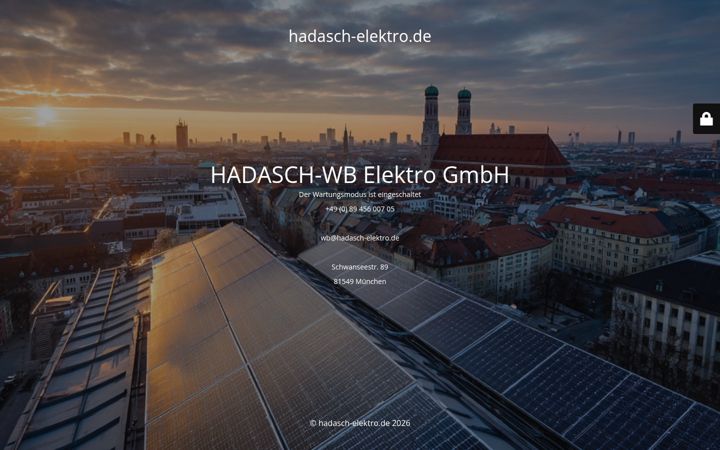 Screenshot of hadasch-elektro.de