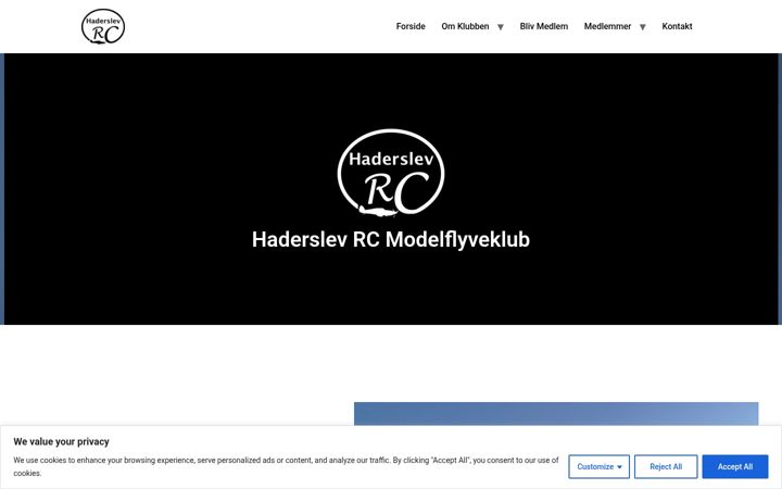 Screenshot of haderslevrc.dk