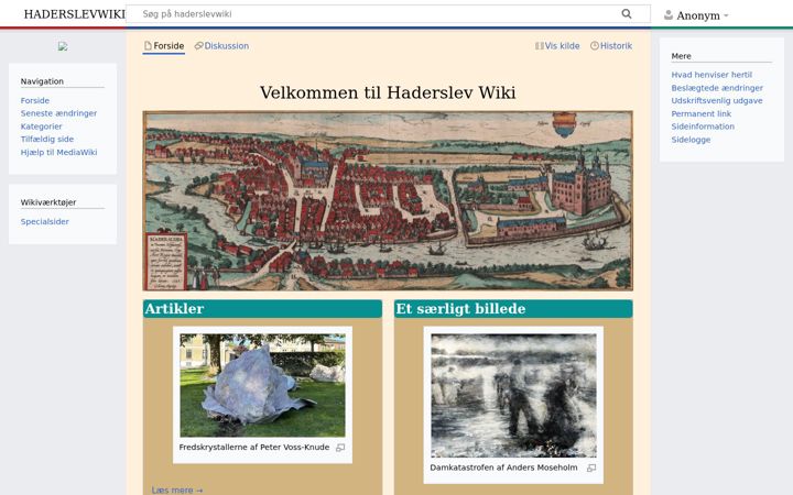 Screenshot of haderslevwiki.dk