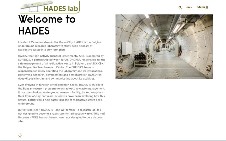 Screenshot of hadeslab.be