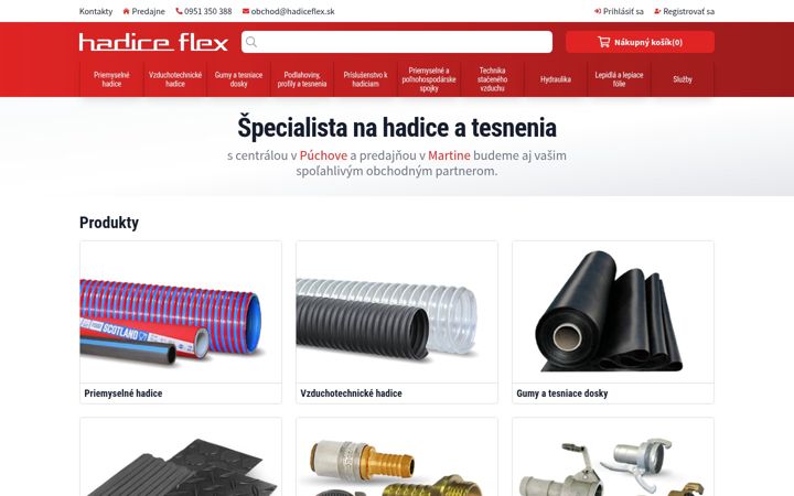 Screenshot of hadiceflex.sk