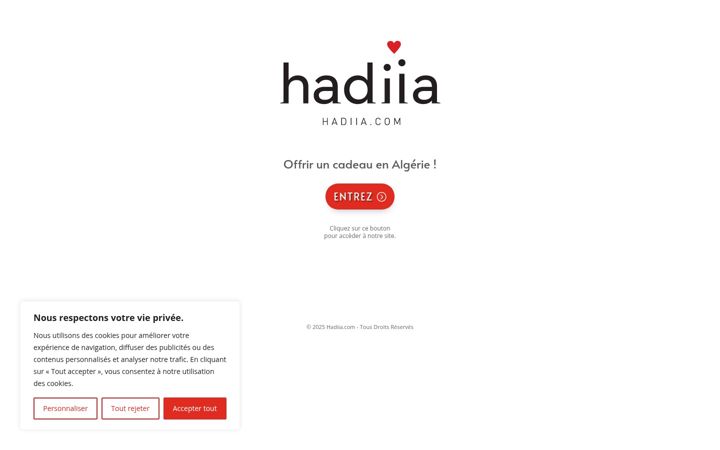 Screenshot of hadiia.com