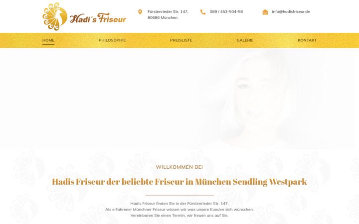 Screenshot of hadisfriseur.de