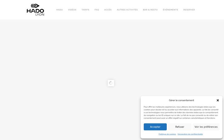 Screenshot of hado-arena.com