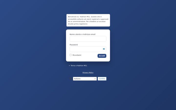Screenshot of hadrian-mcl.com