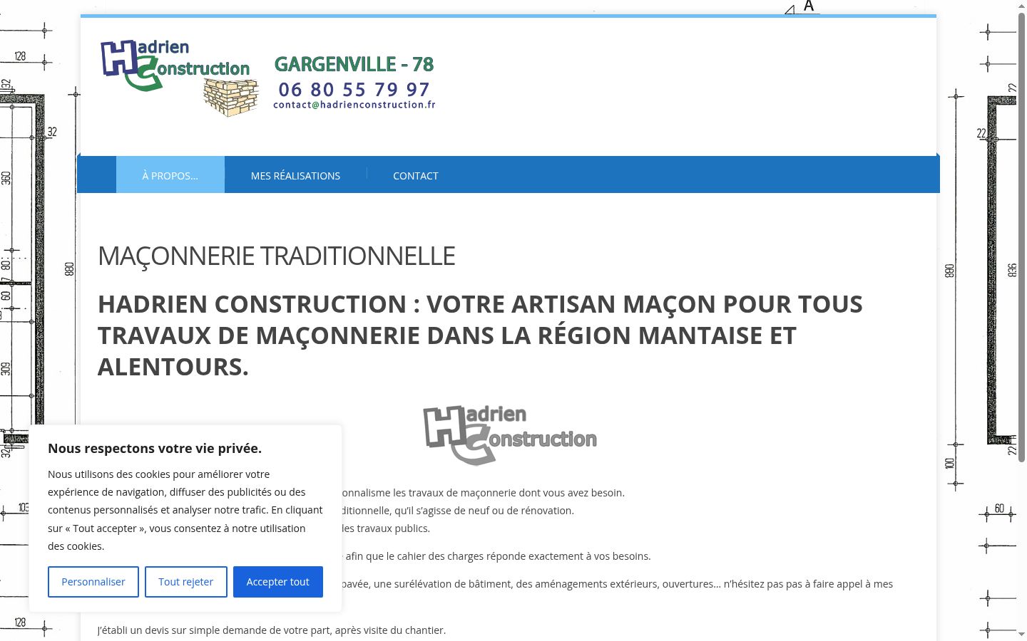 Screenshot tal-banner tal-kunsens muri qabel kwalunkwe interazzjoni