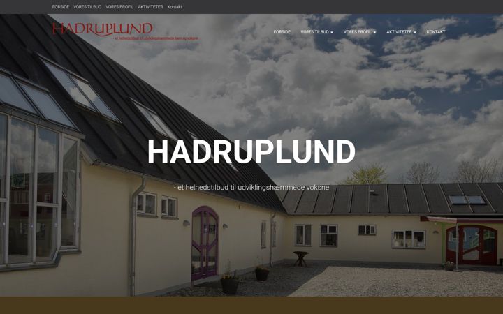Screenshot of hadruplund.org