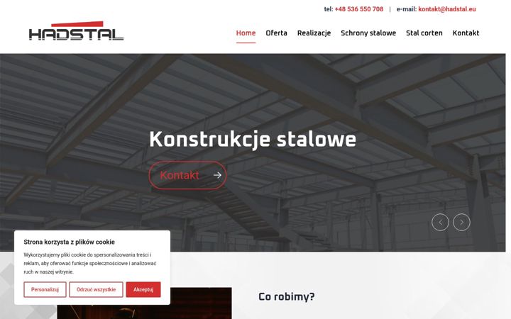 Screenshot of hadstal.eu
