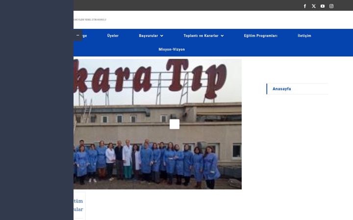 Screenshot of hadyek.ankara.edu.tr