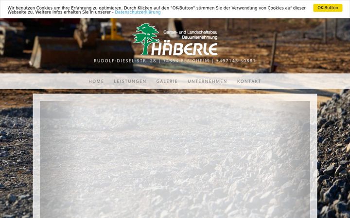 Screenshot of haeberle-bau.de