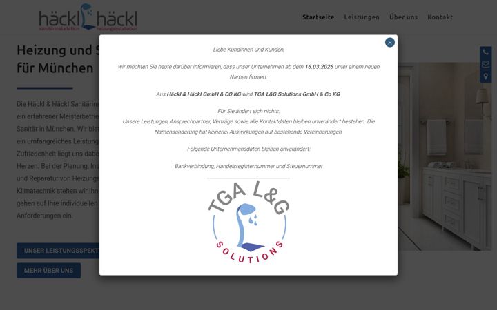 Screenshot of haeckl-gmbh.de
