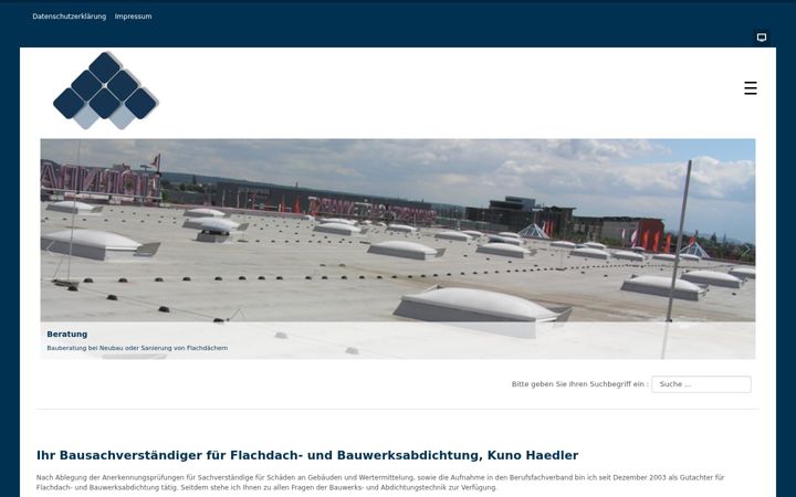 Screenshot of haedler.net