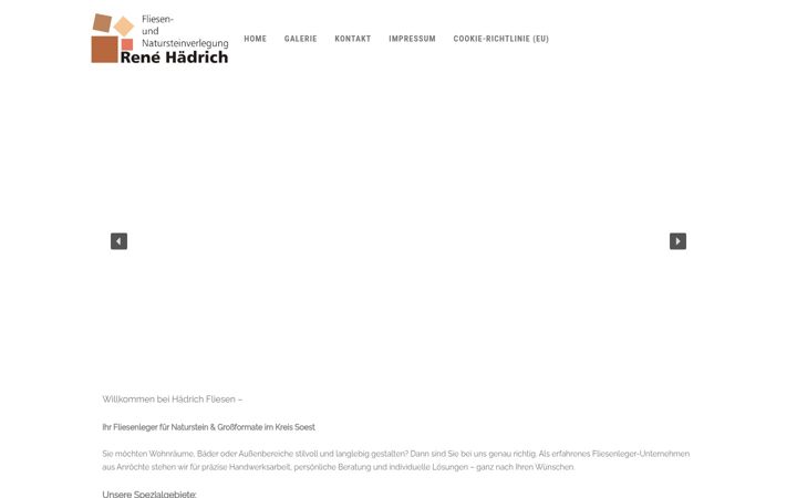 Screenshot of haedrich-fliesen.de
