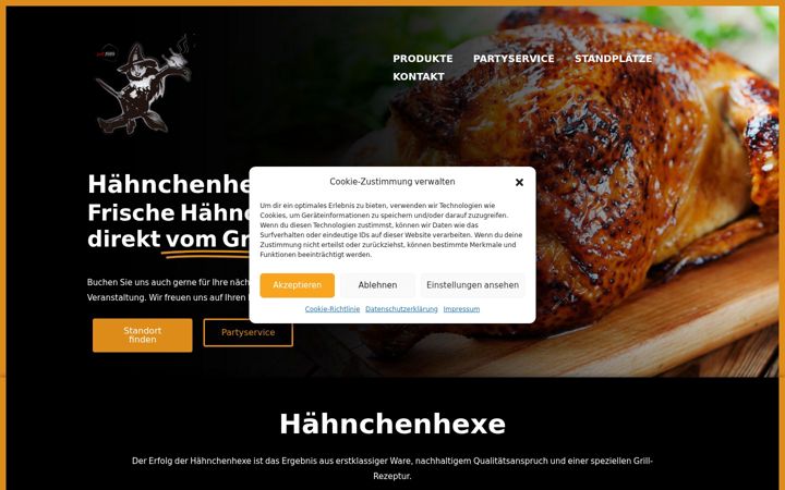 Screenshot of haehnchenhexe.de
