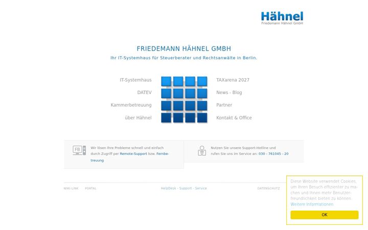 Screenshot of haehnel.de
