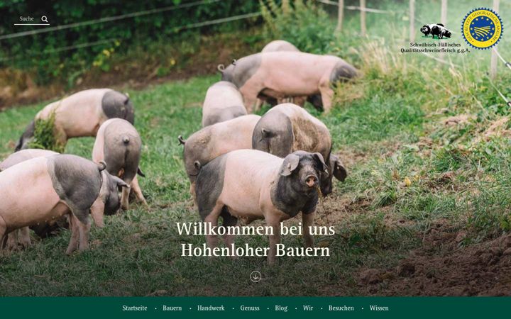 Screenshot of haellisch.eu