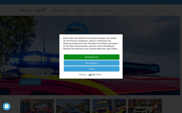Screenshot of haensch-signalis.nl