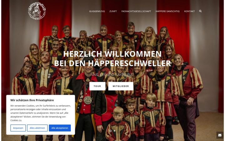 Screenshot of haeppereschweller.ch