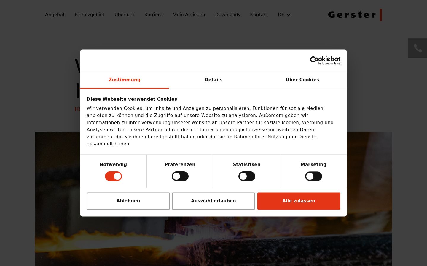 Screenshot tal-banner tal-kunsens muri qabel kwalunkwe interazzjoni