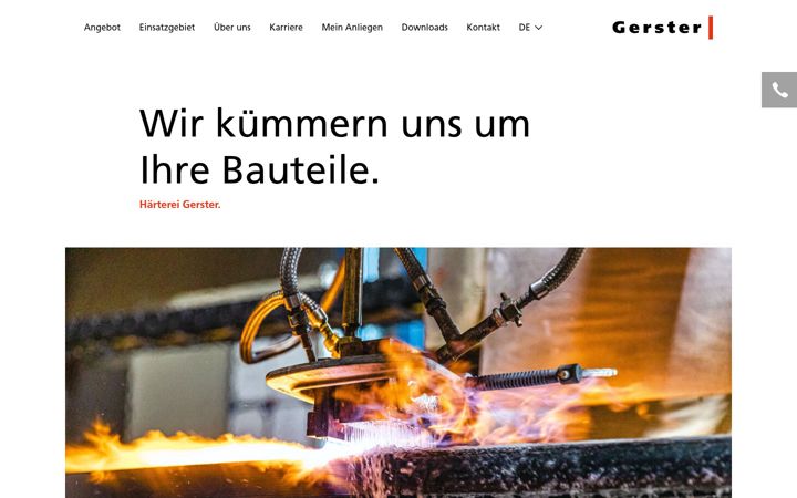 Screenshot of haerterei-gerster.de