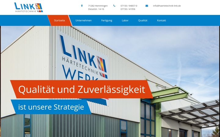 Screenshot of haertetechnik-link.de