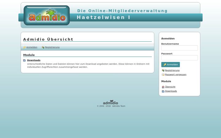 Screenshot of haetzi.ch