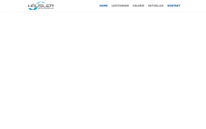 Screenshot of haeusler-galvanik.de