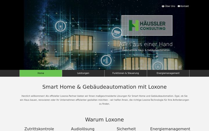 Screenshot of haeussler-consulting.de