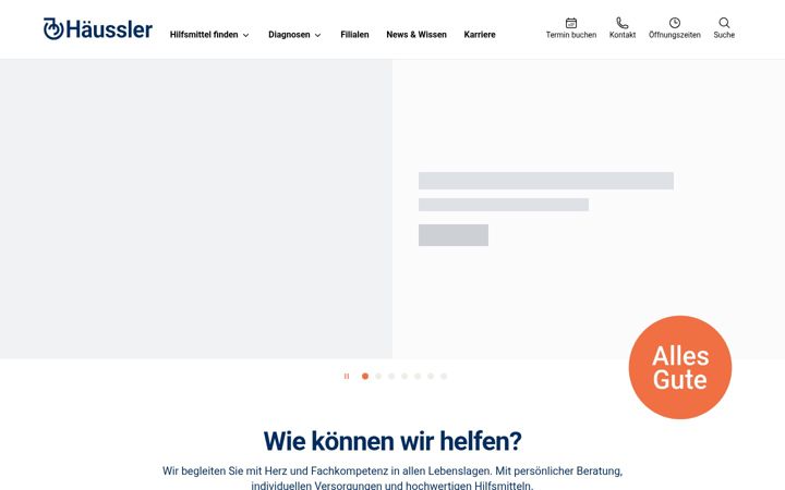 Screenshot of haeussler-ulm.de