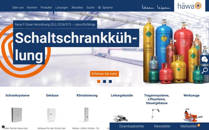 Screenshot of haewa.de